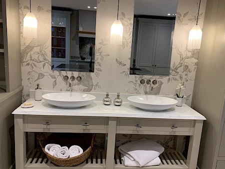 Bespoke double bathroom unit